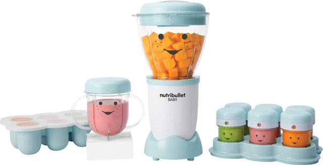 Front. NutriBullet - Baby Food Making System NBY50100 - Blue.