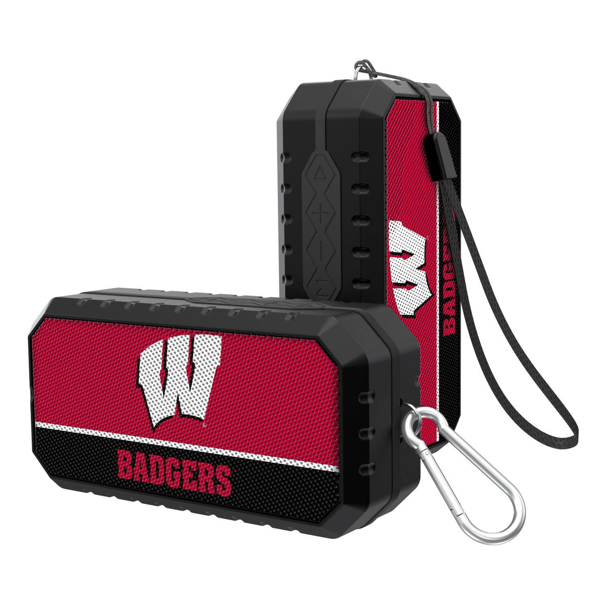 Keyscaper - Wisconsin Badgers End Zone Water Resistant Bluetooth Speaker - Multicolor