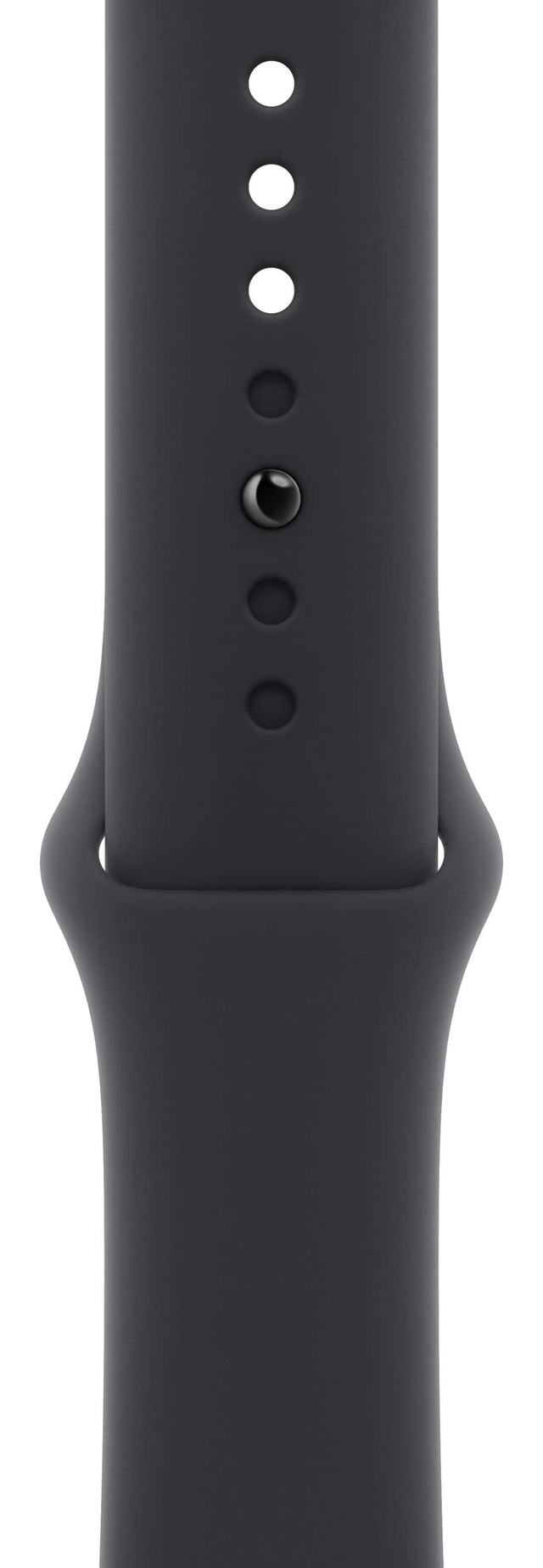 Angle. Apple - 46mm Sport Band - M/L - Black.