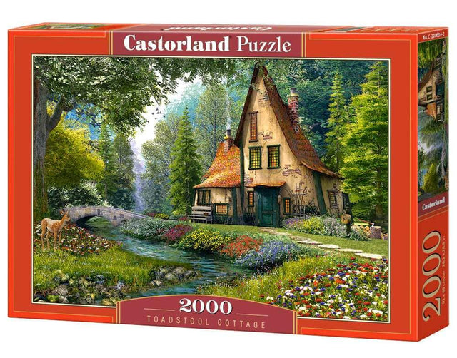 Castorland Puzzle, C-200684-2, 2000, TOADSTOOL COTTAGE, Castorland, 3622688, 2000 #/2