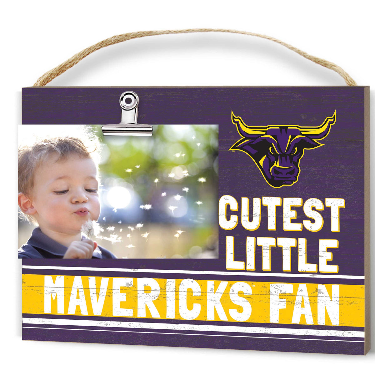 Jardine - Minnesota State Mavericks 8'' x 10'' Cutest Little Team Logo Clip Photo Frame - Purple