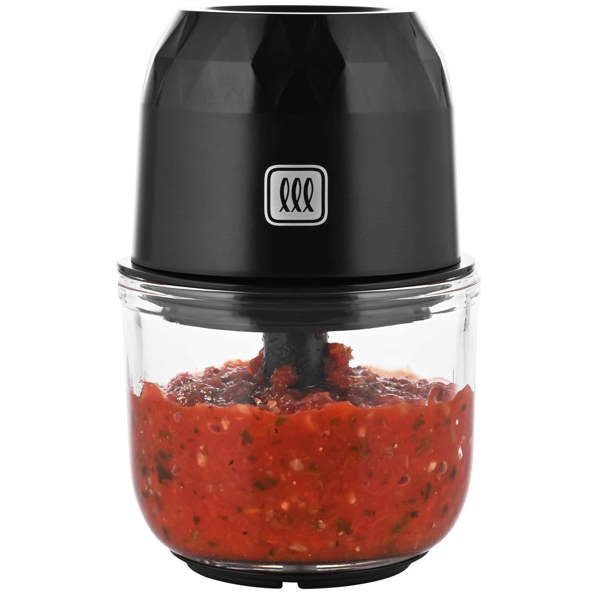 Toastmaster - 1 Cup Cordless Glass Mini Chopper - Black