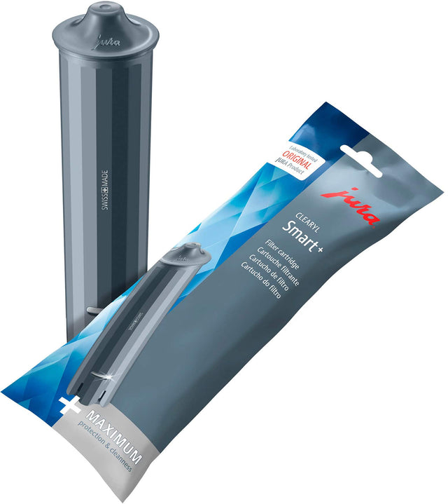 jura MADE SWISSE SISURMADE it Laboratory JURA ORIGINAL Sested Product CLEARLYL jura Cartouche Filter Smart+ Cartucho Cartucho cartridge de filtrante do filtro filtro + protection MAXIMUM & cleanness