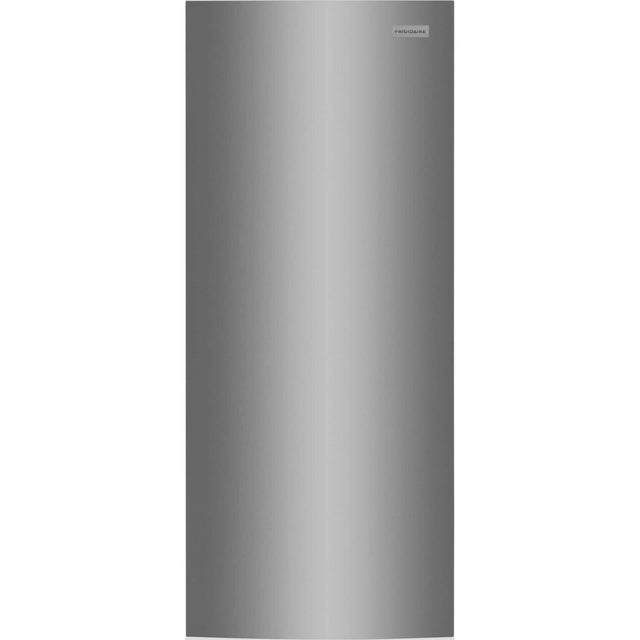 Front. Frigidaire - 13 Cu. Ft. Garage Ready Convertible Upright Freezer - Fingerprint-Resistant Stainless Steel Look.