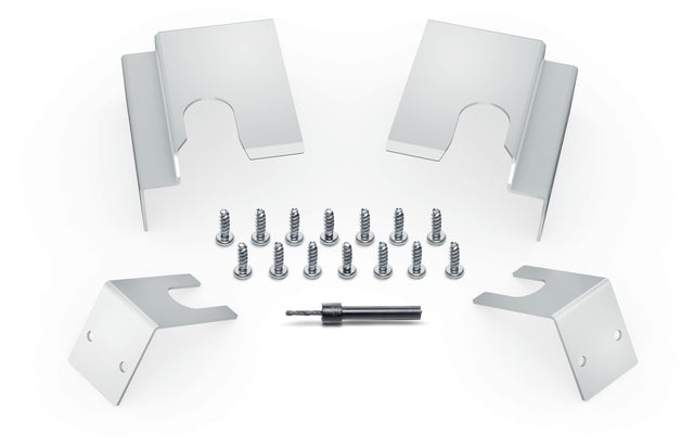 Front. Bosch - Stacking Kit Bracket for Select Bosch Electric Washers and Dryers - Stainless Steel.