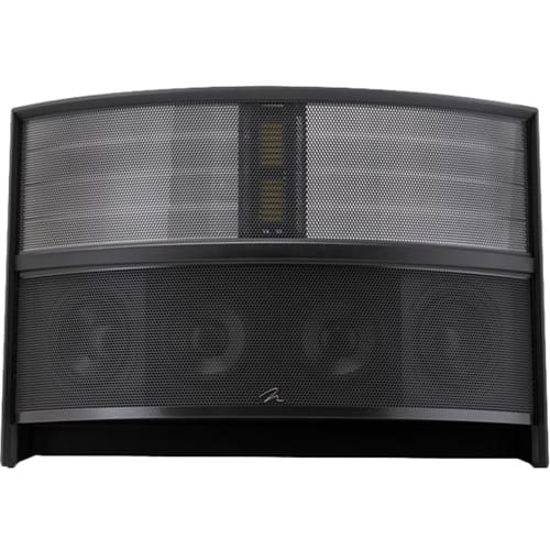 Front. MartinLogan - Illusion 3-Way Floor Center-Channel Speaker - Basalt black.