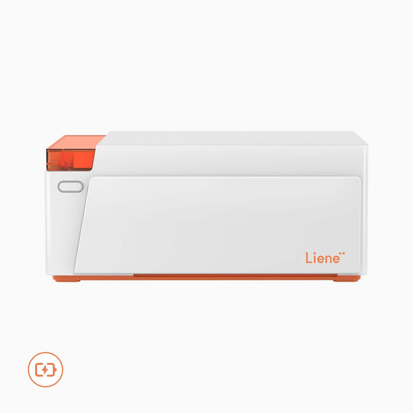 Liene - Amber M210 4x6 Inch Photo Printer with 10 sheets 4x6 paper & 10 sheets 3x3 paper & 1 ink cartridges, w/ Battery - White