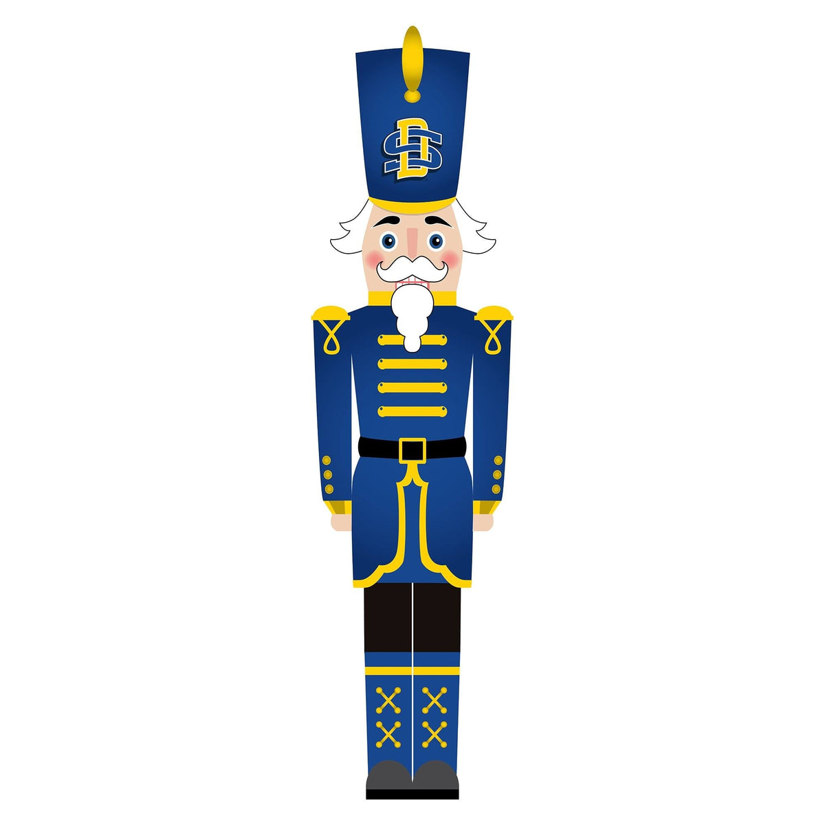 Fan Creations - South Dakota State Jackrabbits 46" Nutcracker Leaner - Multicolor