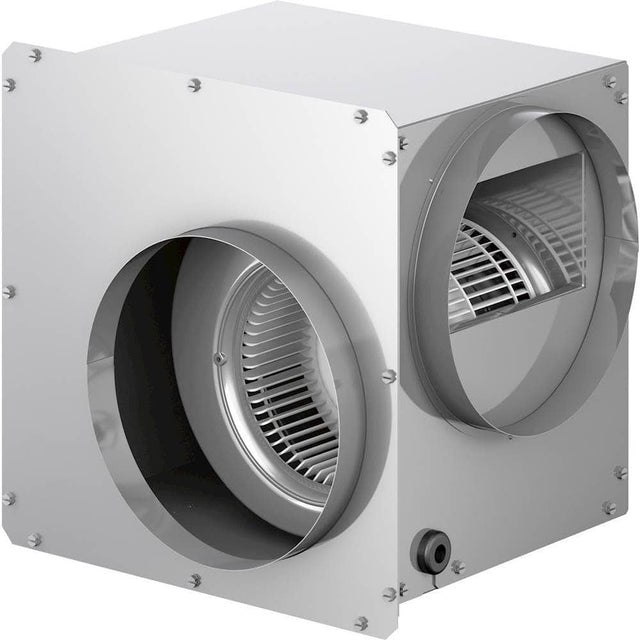 Left. Bosch - Flexible Integral Blower for Bosch Downdraft Range Hoods - Stainless Steel.