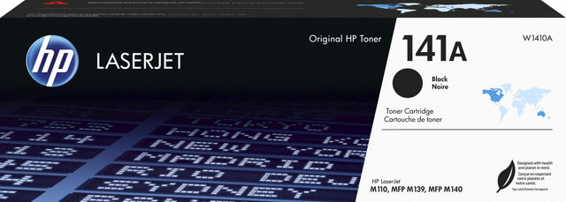 Front. HP - 141A Standard Capacity Toner Cartridge - Black.