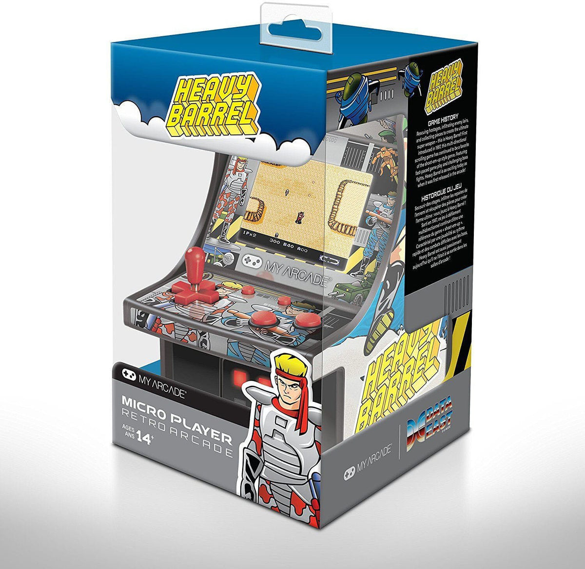 Heavy Barrel Micro Player Retro Arcade Machine - 6 Inch