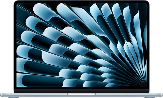 Front. Apple - Refurbished MacBook Air 13-inch Laptop - Apple M4 chip Built for Apple Intelligence - 16GB Memory - 256GB SSD - Sky Blue.