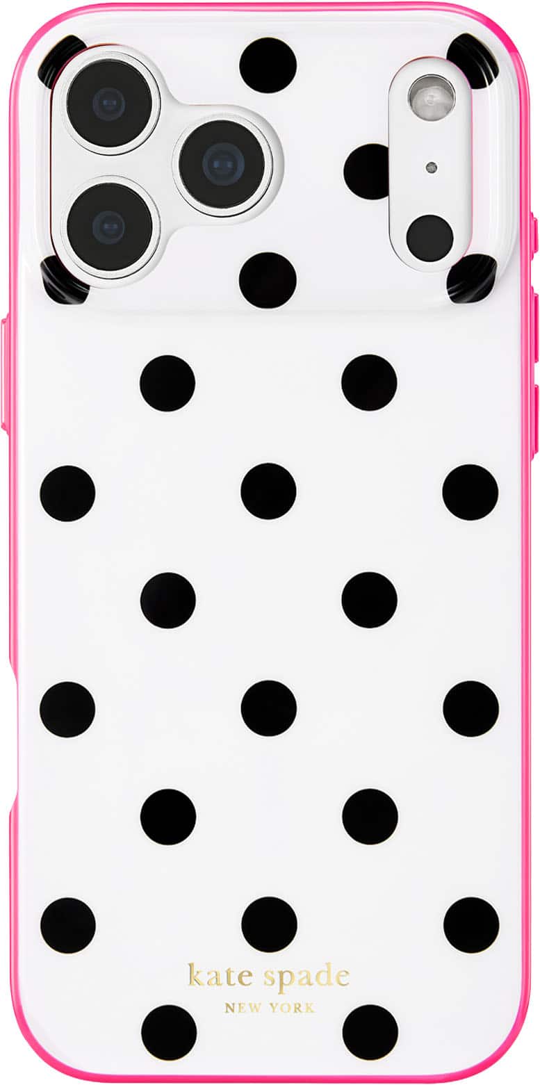 kate spade new york - Protective Case with Magsafe for Apple iPhone 18 Pro / iPhone 17 Pro - Picture Dot Pop Pink