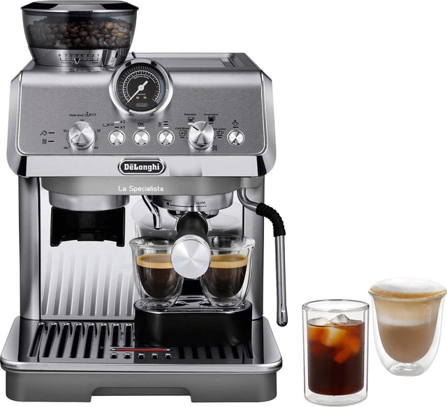 Front. De'Longhi - La Specialista Arte Evo Espresso Machine with Cold Brew - Stainless Steel.