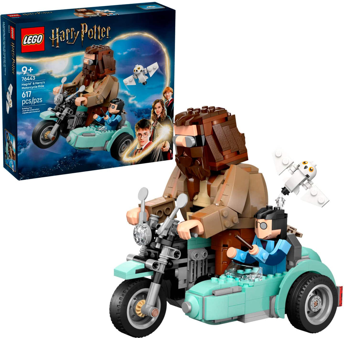 LEGO - Harry Potter Hagrid & Harry's Motorcycle Ride Building Toy 76443