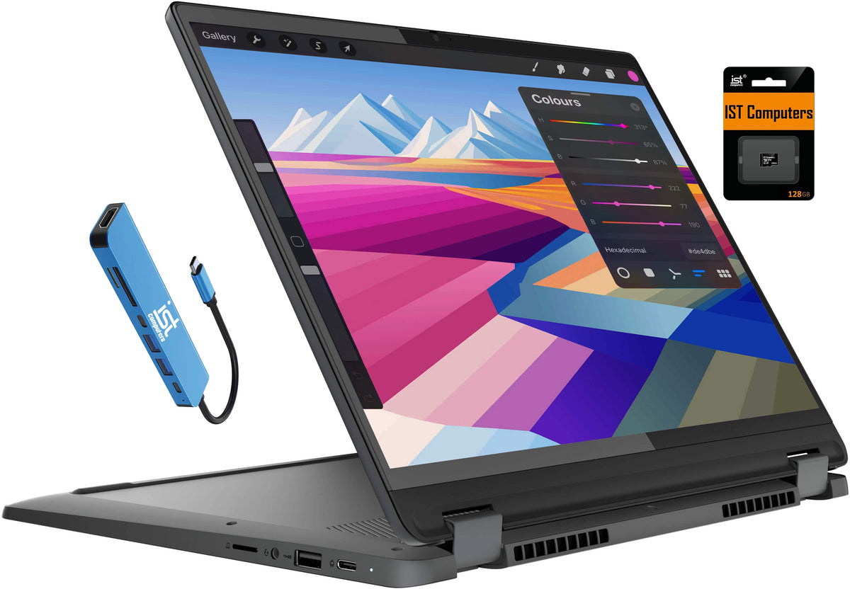 Lenovo - Flex 5i Chromebook Plus Laptop - 14" FHD+ Touchscreen - Intel i3 1315U - 8GB RAM - 128GB + 128GB SD Card - Gray