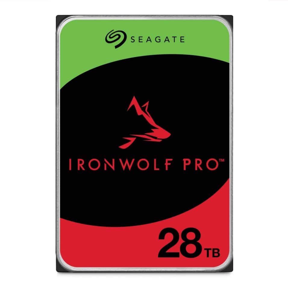 Seagate - IronWolf Pro 28TB NAS Internal Hard Drive with Rescue Data Recovery Services