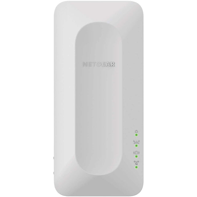 Front. NETGEAR - NETGEAR Nighthawk Mesh WiFi 6 Extender EAX12, 1.6 Gbps, adds up to 1,200 sq ft. - White.