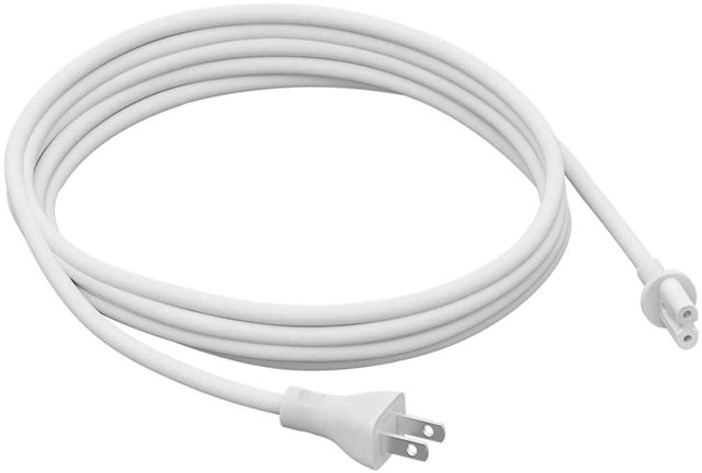 Front. Sonos - Long Straight Power Cable for Five, Beam, and Amp - White.