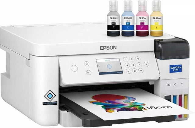 EPSON 1488831 B TPSOM 1480091 BI EPSON ar C TPSM4 TABR31 Y E C M Y EPSON U DC Megust Priring 1 4 4 2 8 YA 9 9 4 + SureColor F170 BK Y PRECISIONCORE unom