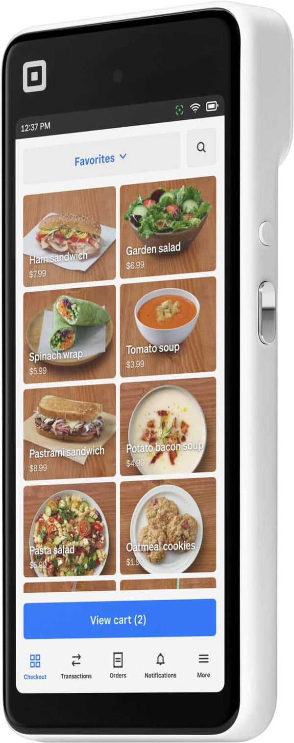Square - Handheld - Portable Credit Card Machine to Accept Payments for Restaurants, Retail, Beauty, and Professional Services - White