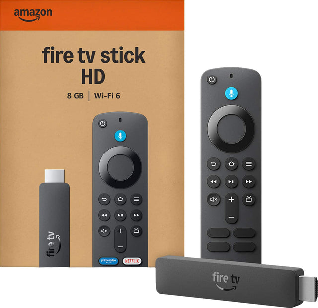 Amazon Fire TV Stick HD  
8 GB | Wi-Fi 6  

Prime Video  
Netflix