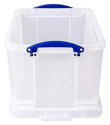 Really Useful Box - Locking File Totes, Letter/Legal Size - Clear