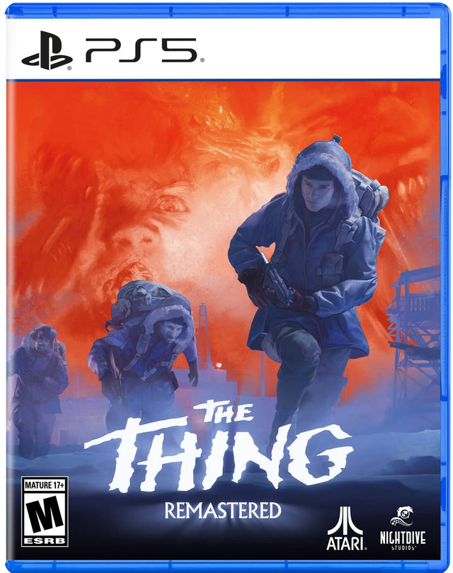 PS5 2 C THE MATURE 17+ THING M REMASTERED CAIM ESRB ATARI. NICHTDIVE . STUDIOS