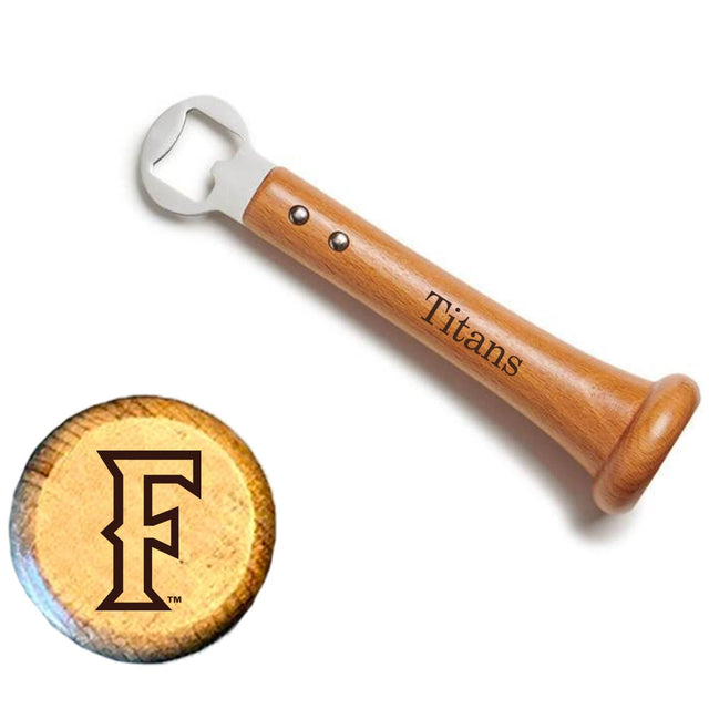 Front. Baseball BBQ - Cal State Fullerton Titans Pickoff Bottle Opener - Multicolor.