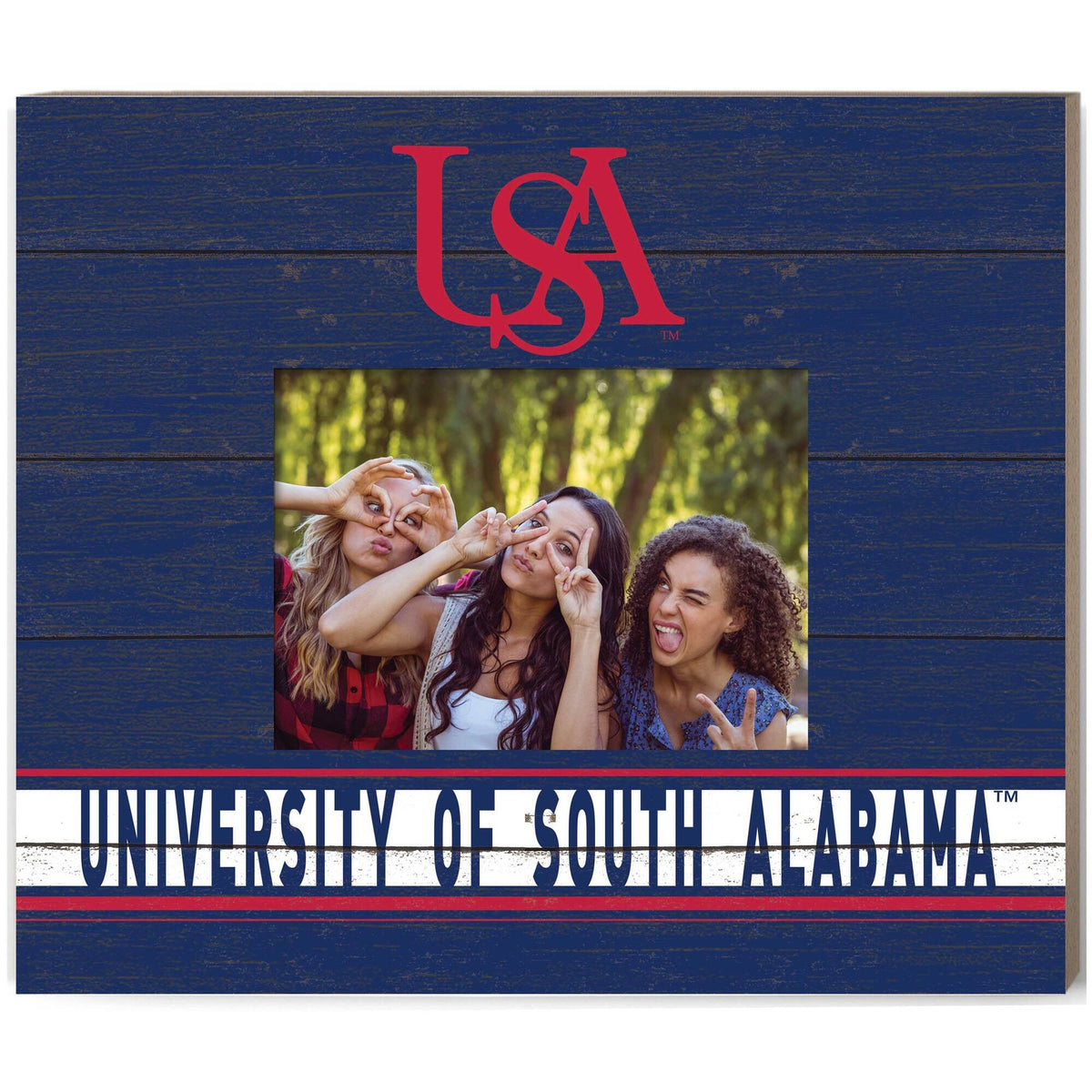 Jardine - South Alabama Jaguars 11'' x 13'' Team Spirit Scholastic Picture Frame - Navy