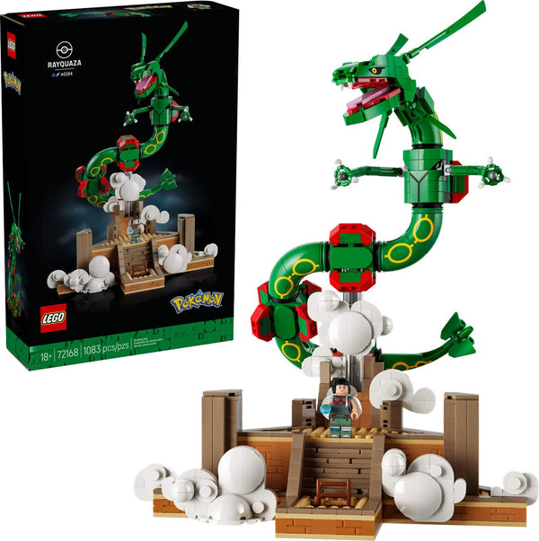 LEGO - Pokémon Rayquaza Decor Building Set 72168