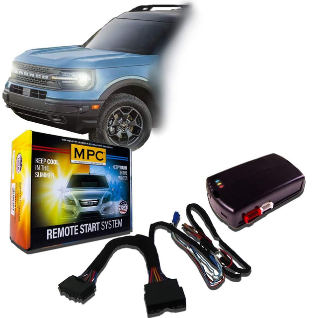 BRONCO

MPC

THE INDUSTRY LEADER IN OBD SOLUTIONS SINCE 2001

KEEP COOL IN THE SUMMER

KEEP WARM IN THE WINTER

USA

REMOTE START SYSTEM

AUTOMOTIVE ACCESSORY
