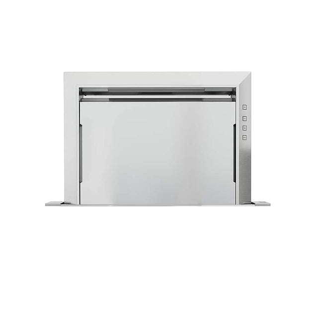 Front. Zephyr - Lift 30 in. Telescopic Downdraft System with Multiple Blower Options BODY ONLY - Stainless Steel.
