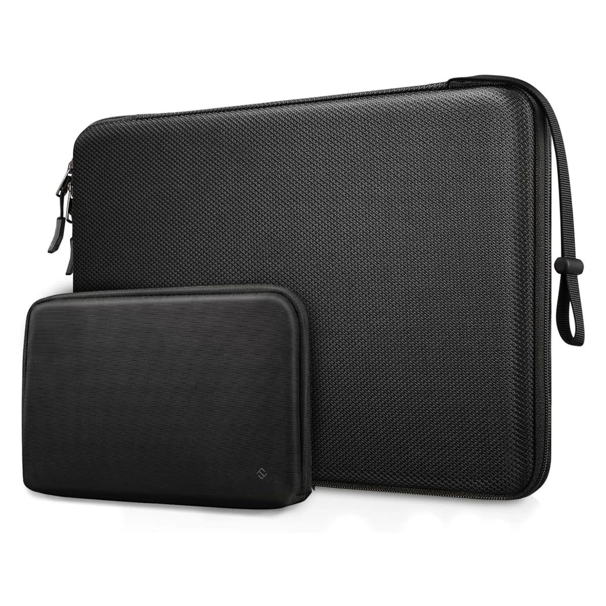 Kitcheniva - Hard Laptop Sleeve With Accessory Pouch For 16" MacBook Air/Pro - Black