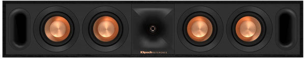 Klipsch - R-30C Reference Series Quad 3-1/2" 400-Watt Passive 2-Way Center-Channel Speaker - Black