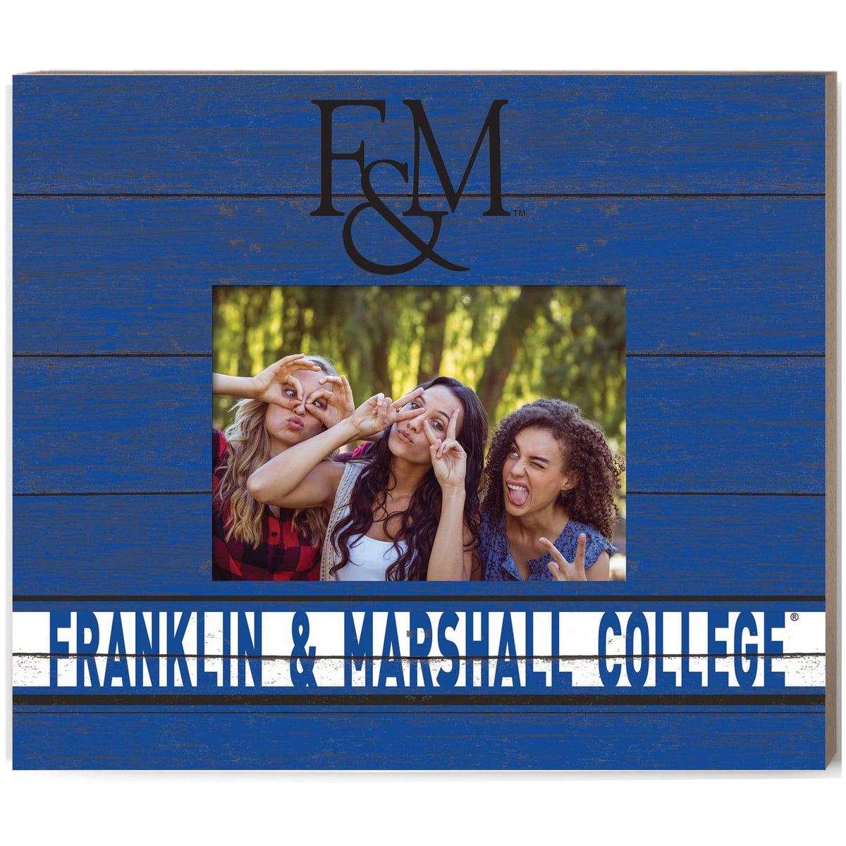 Jardine - Franklin & Marshall Diplomats 11" x 13" Team Spirit Scholastic Picture Frame - Blue