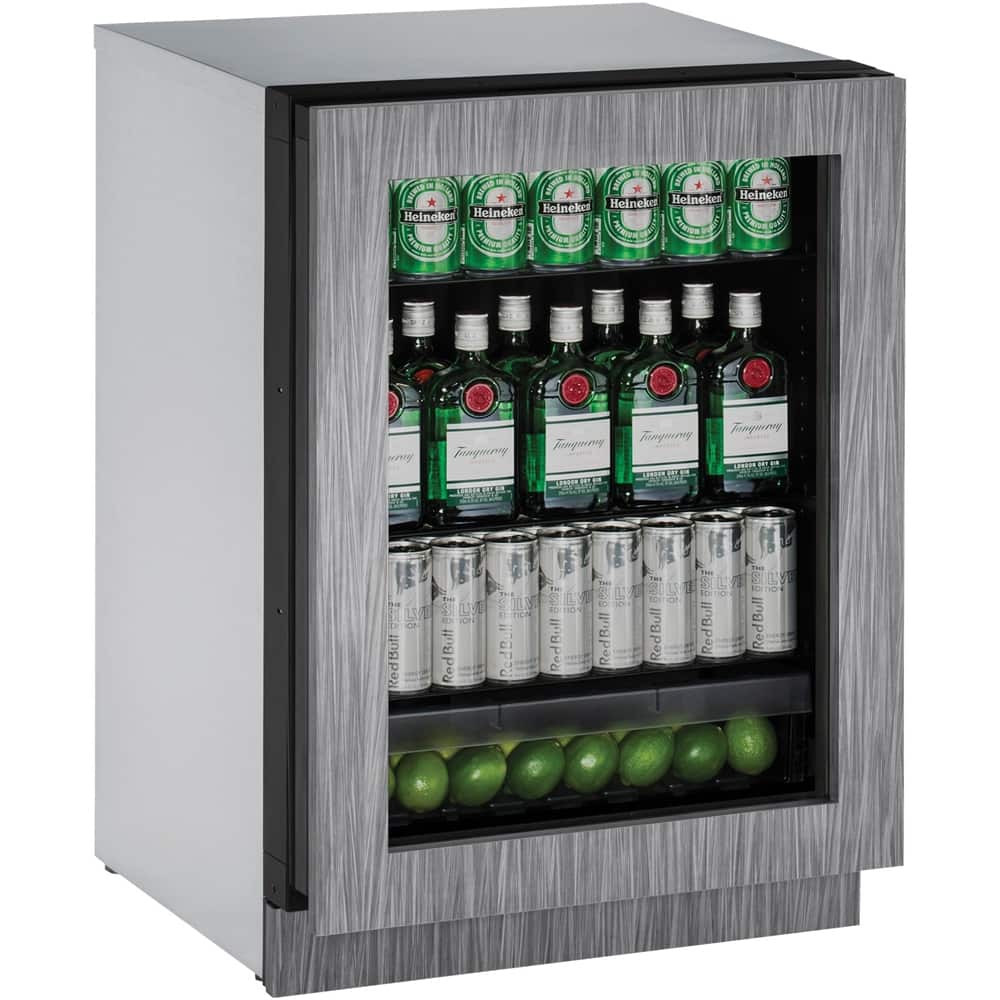U-Line - 2000 Series 4.9 Cu. Ft. Built-In Mini Fridge - Custom Panel Ready