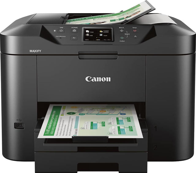 Front. Canon - MAXIFY MB2720 Wireless All-In-One Printer - Black.