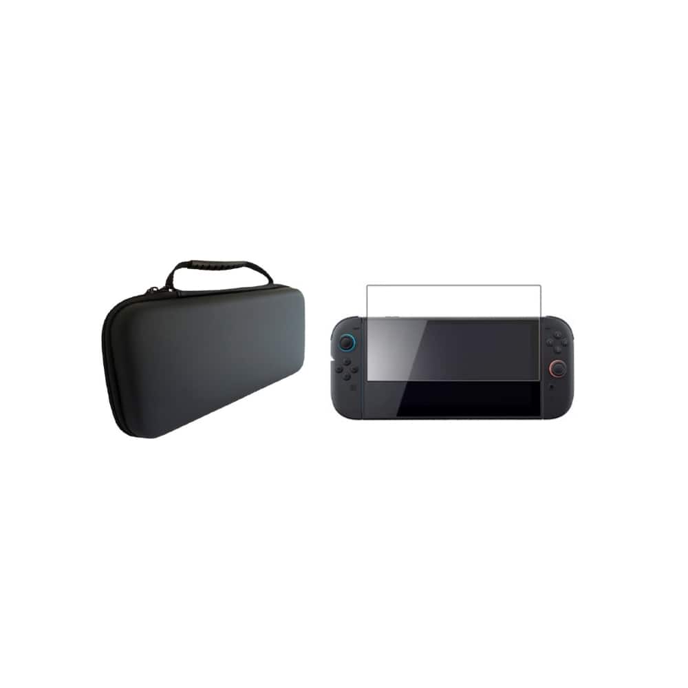 Rainforest Accessories - Accessory Kit For Nintendo Switch 2 Includes Carrying Case & Screen Protector - Multi