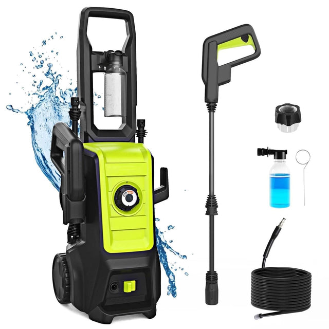 Front. Steelite - 3000 PSI Electric High Pressure Washer 2.5 GPM Portable Power Washer - Green.