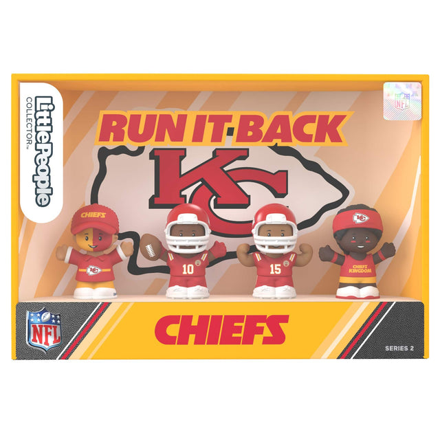 COLLECTOR  
LittlePeople  
RUN IT BACK  
CHIEFS  
10 15  
KINGDOM  
NFL  
CHIEFS SERIES 2