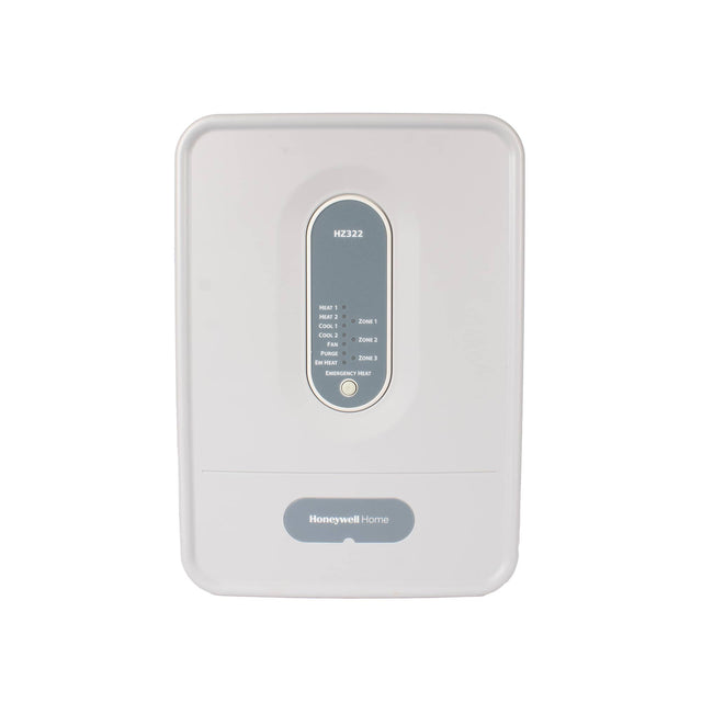 HZ322 TAN: ma I Core - COOL 1 Fas PURGE ZONE - ZONE a DONE 1 EMERGENCY HEAT Honeywell Home