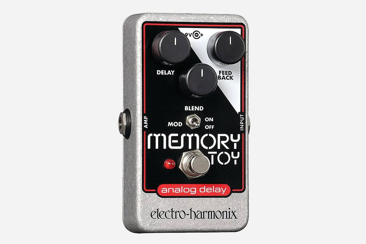 Electro-Harmonix - Memory Toy Analog Delay Pedal with Compact Design Modulation Switch and Warm Analog Tone