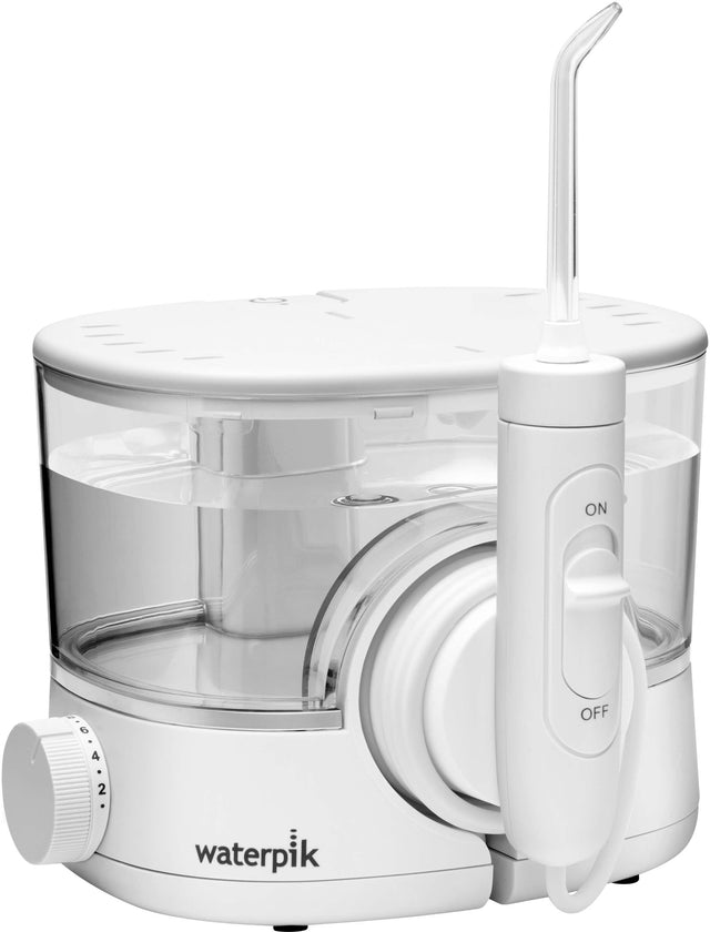 Angle. Waterpik - Waterpik ION Cordless Countertop Water Flosser - White.