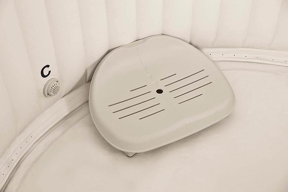 Intex - PureSpa Inflatable Slip Resistant Removable Seat Hot Tub Spa Accessory - Beige