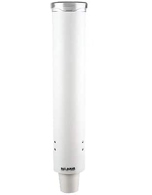 San Jamar - C4160WH Small Pull Type Water Cup Dispenser - White