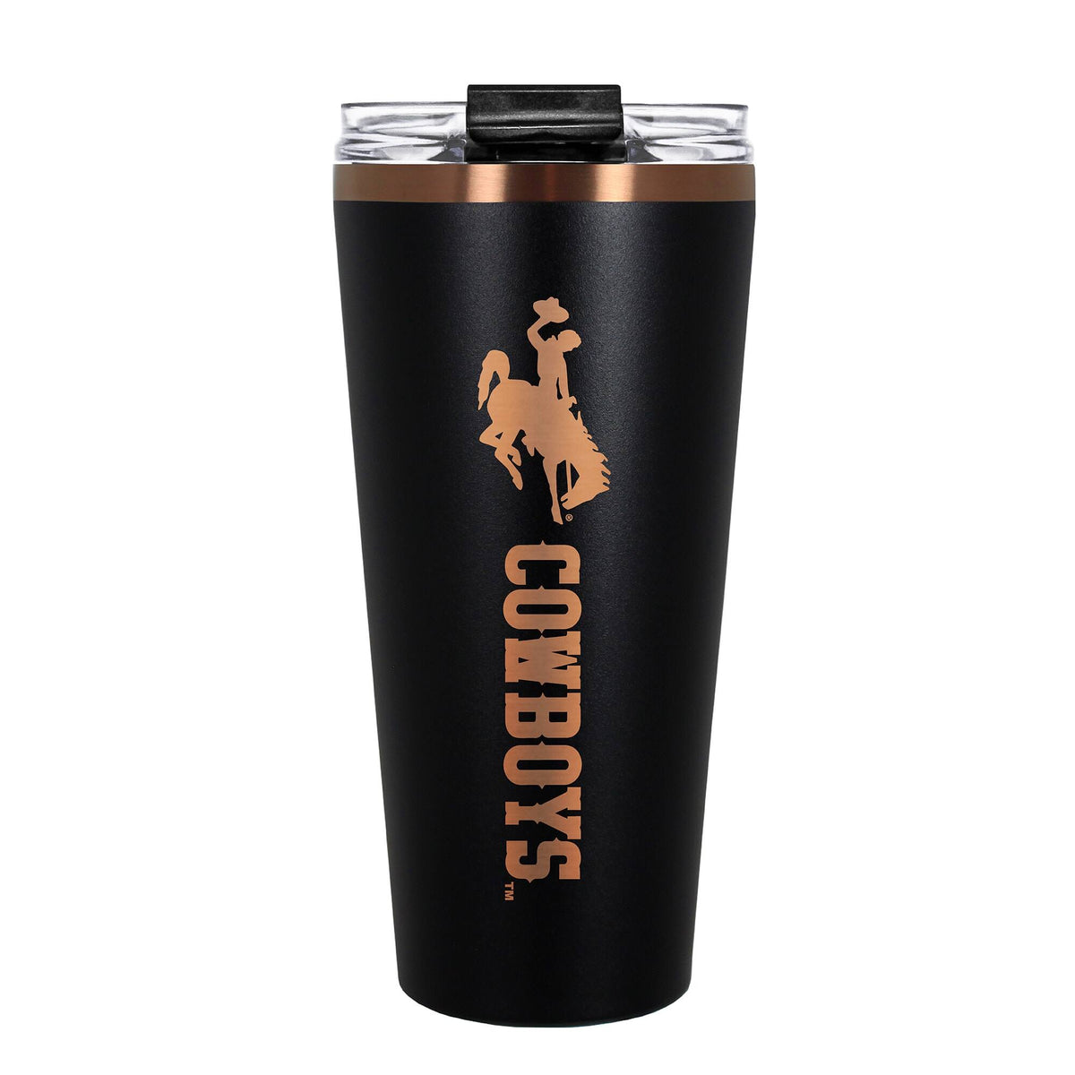 Great American Products - Wyoming Cowboys 30oz. Big Slim Tumbler - Black