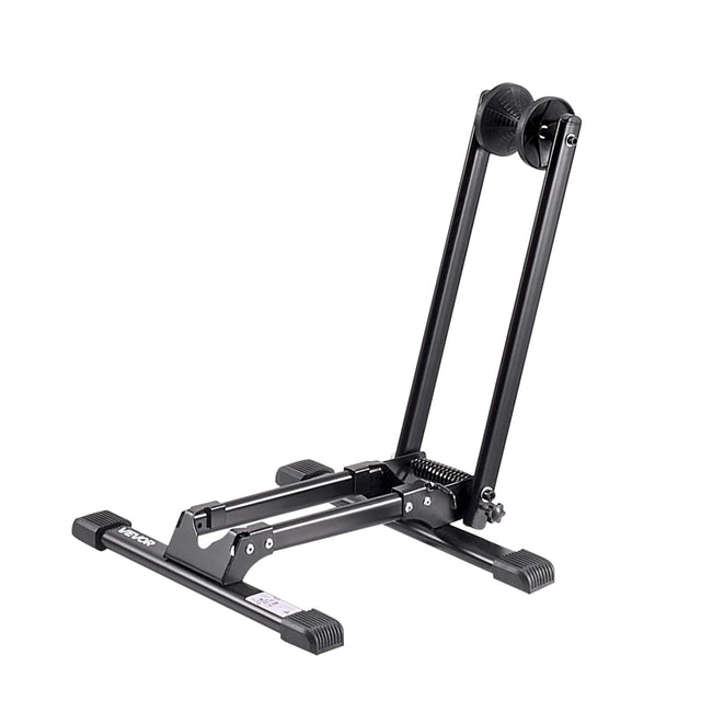Front. VEVOR - Bike Rack, Fits 20 to 29 Inch Mountain & Road Bikes, Alloy Steel Rust-Resistant Bike Floor Stand Rack - Black.