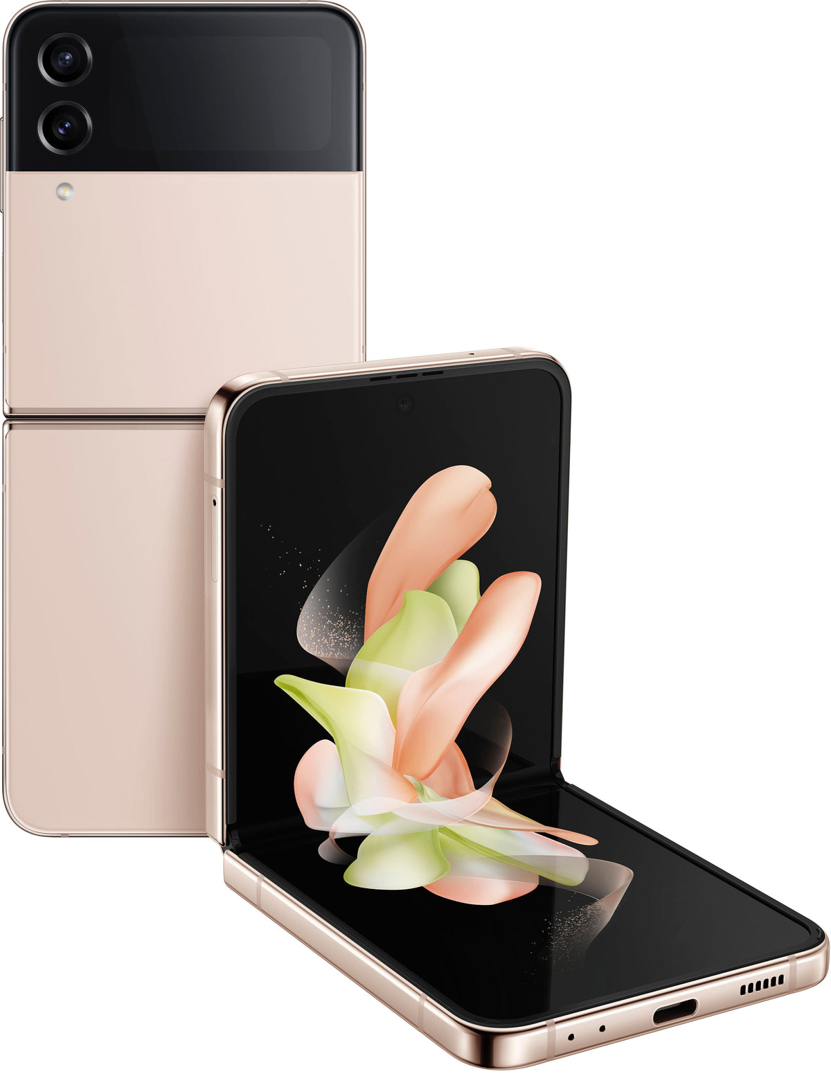 Samsung - Refurbished Excellent - Galaxy Z Flip4 256GB (Unlocked) - Pink Gold