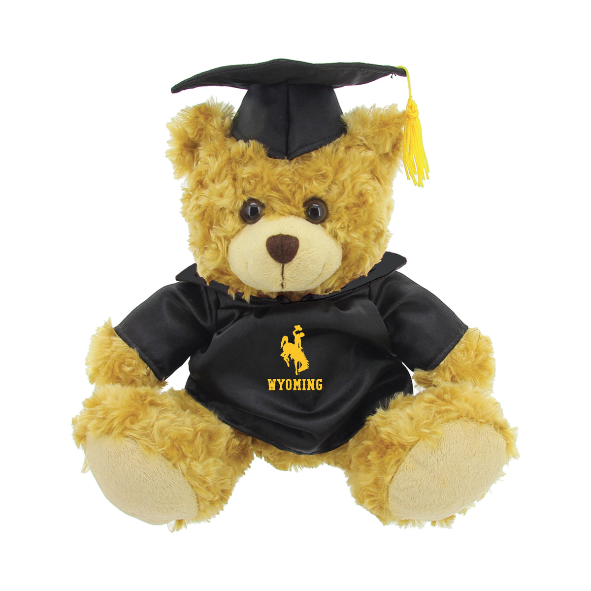 Jardine - Wyoming Cowboys Graduation Bear Plush - Oatmeal